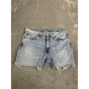 Levi's 511 Jean Shorts Women's Size 34 Blue Light Wash